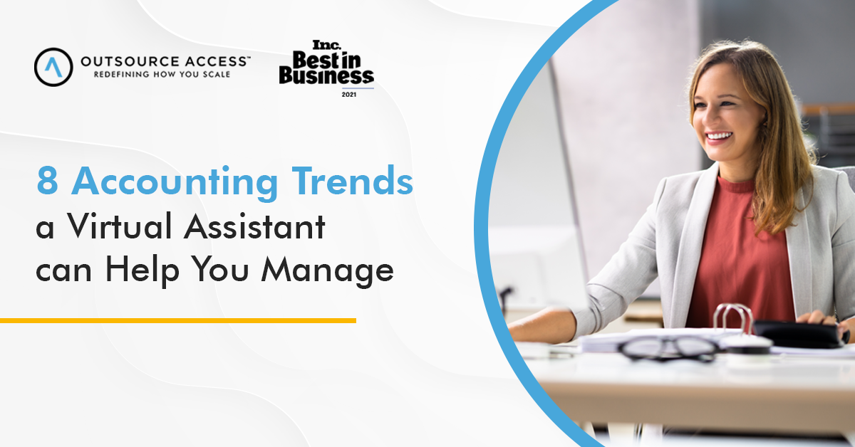 Accounting Trends a Virtual Assistant - Blog Banner